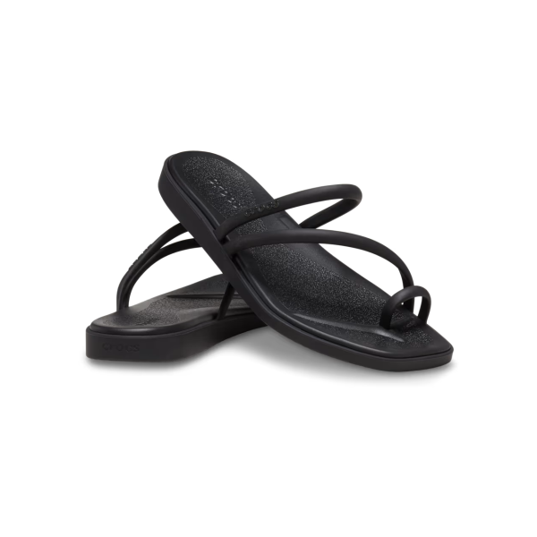 Crocs Women's Miami Toe Loop Sandal Black - Image 3