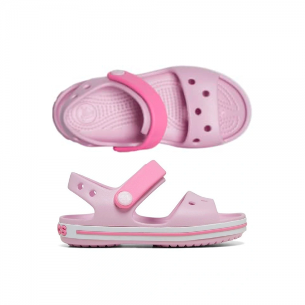 Crocs Crocband Sandal Kids Ballerina Pink Rose Ballerine Thong On
